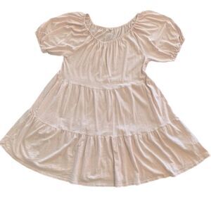 VELVET BY GRAHAM & SPENCER Tiered Baloon Sleeve dress Women’s Pink S.